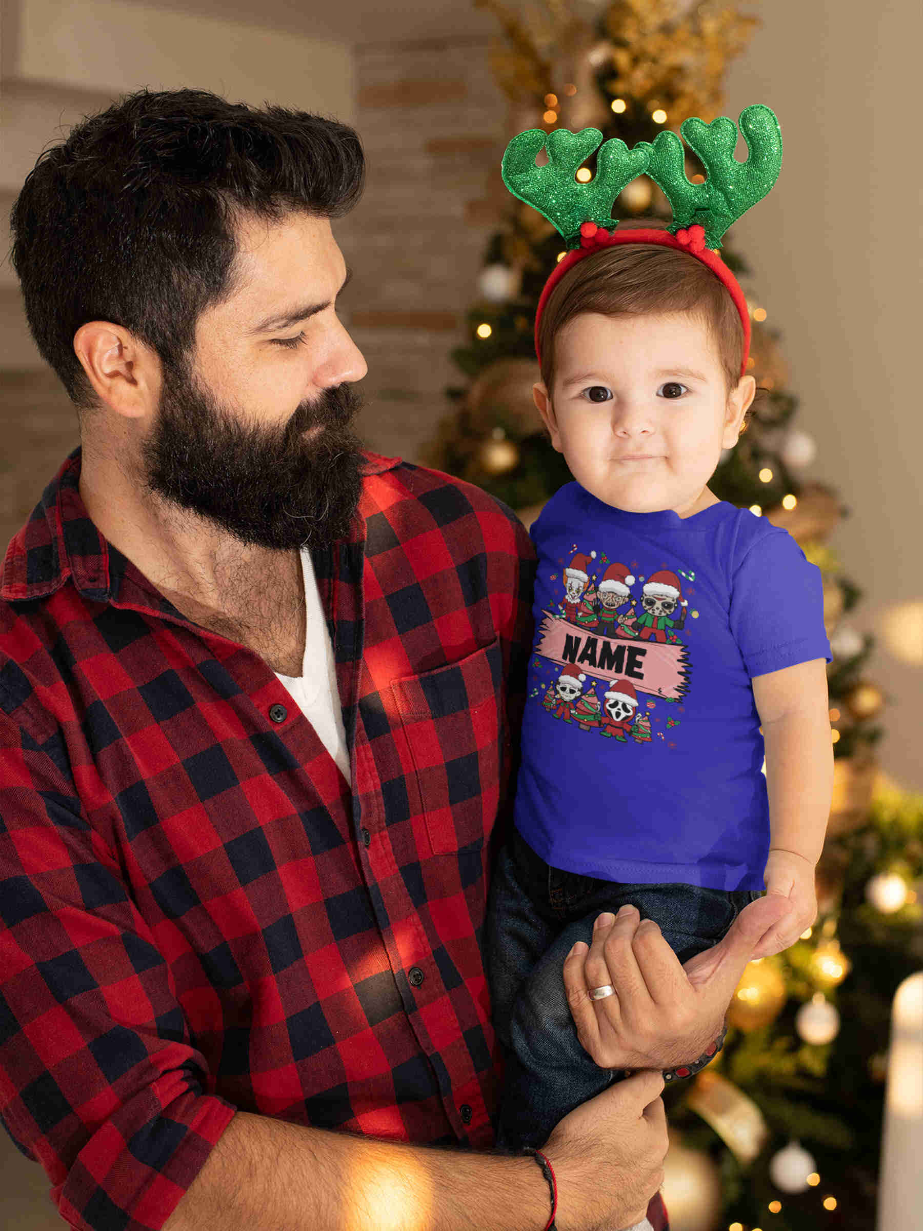 Custom Name Kid Christmas Killer Movie Tshirt