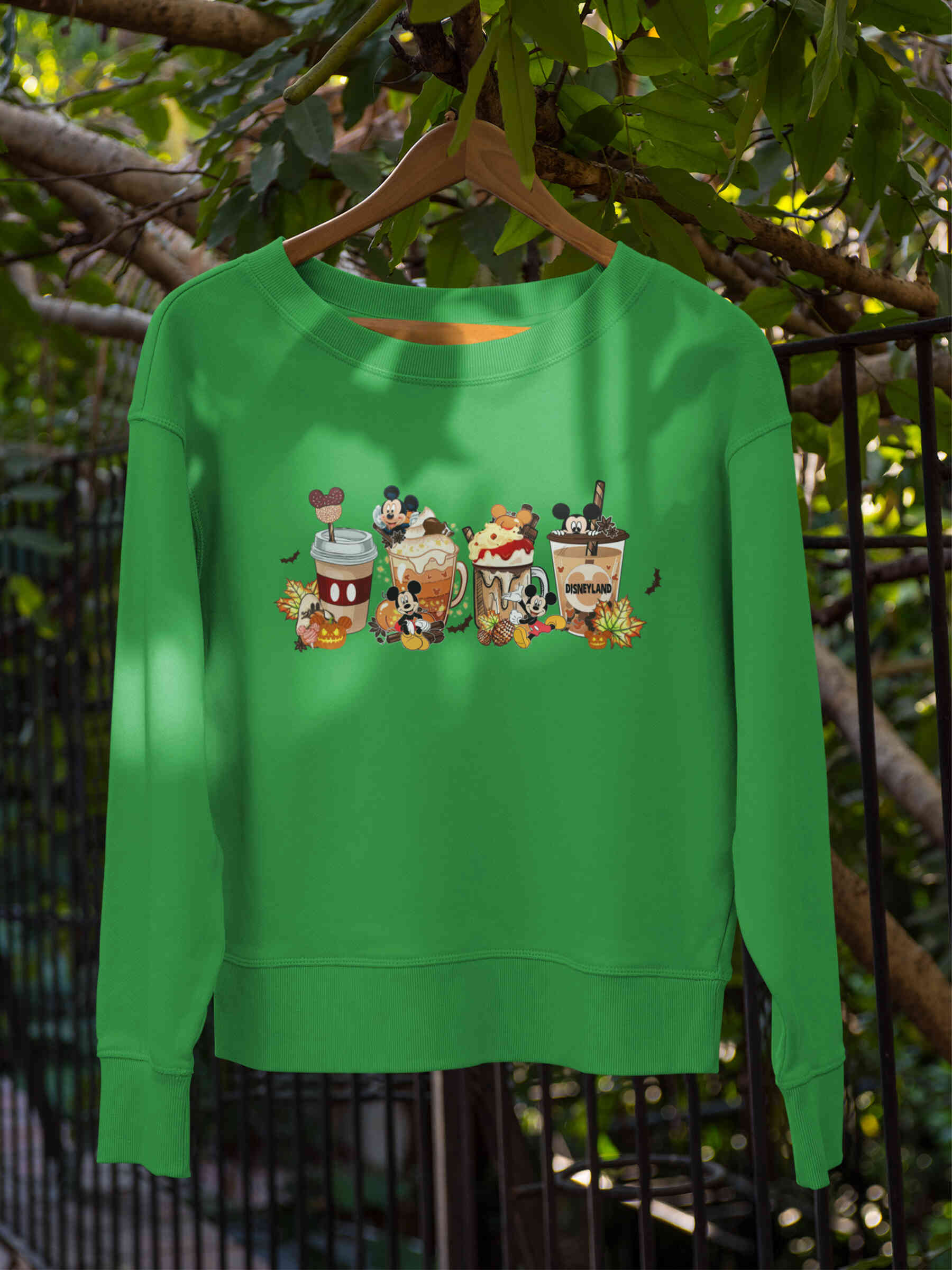 Disneyland Halloween Latte Coffee Sweatshirt - Second View