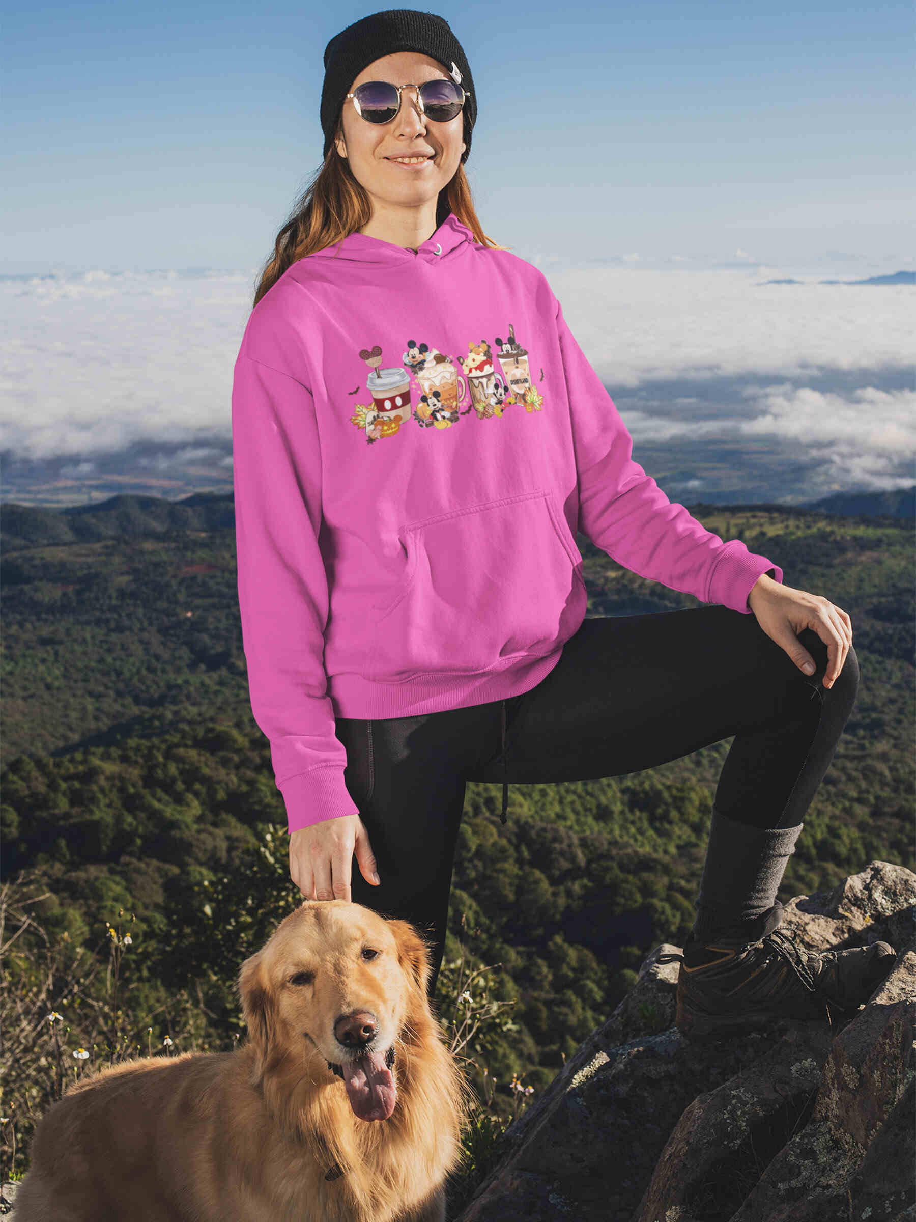 Disneyland Halloween Latte Coffee Hoodie