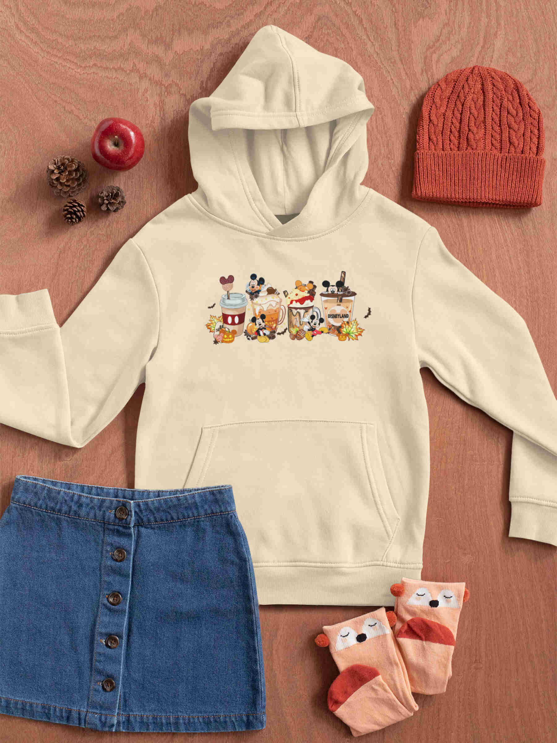 Disneyland Halloween Latte Coffee Hoodie - Second View