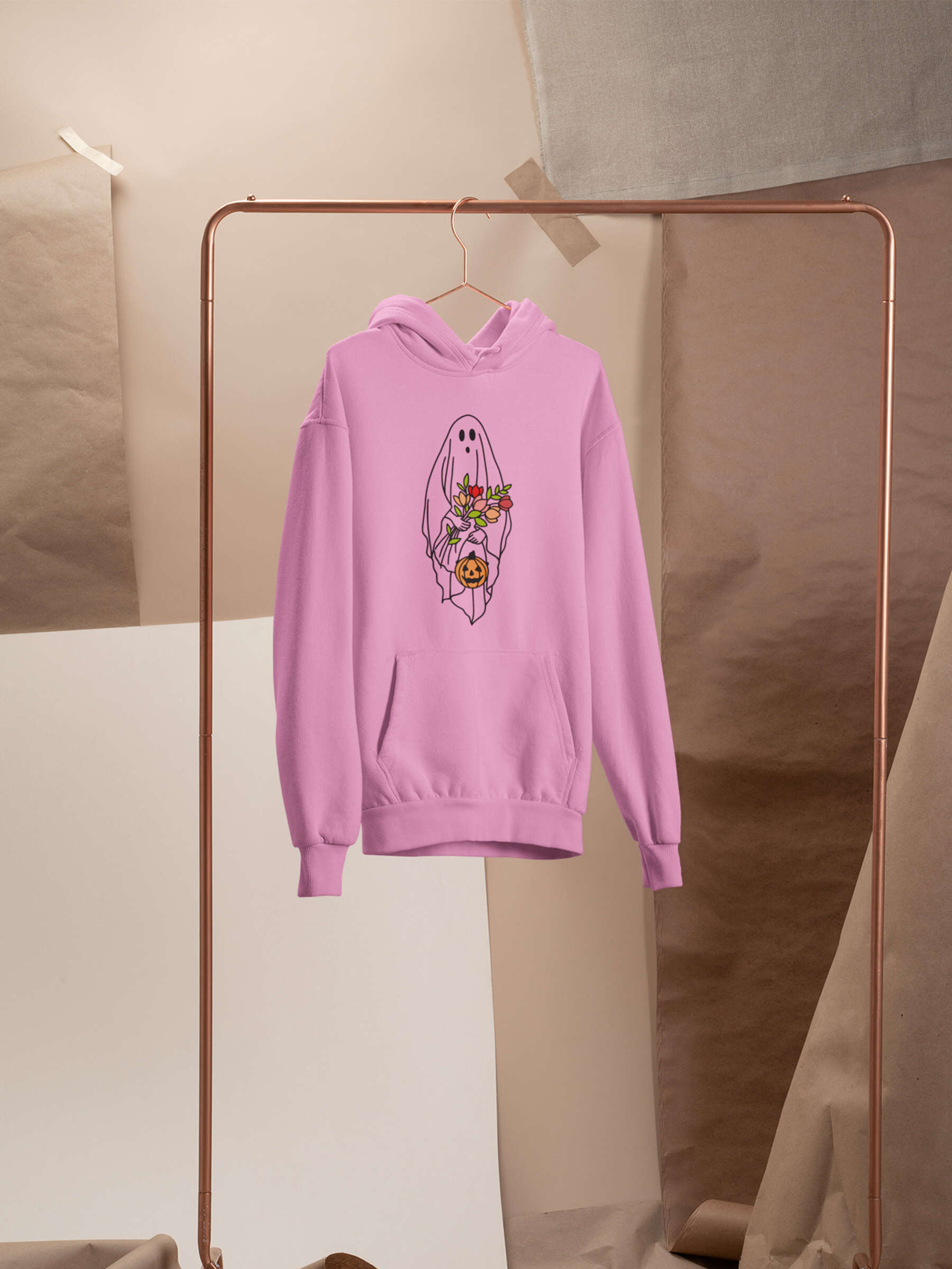 Floral Ghost Hoodie - Second View