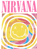 nirvana tie dye up - pink